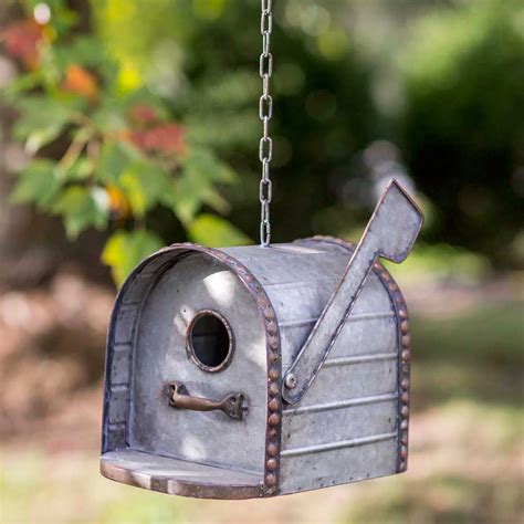 green metal bird house mailbox|Amazon.com: Birdhouse Mailbox.